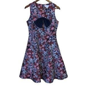 New Mignon Doo Anthropologie bow tied floral dress
